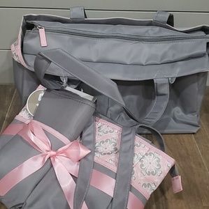 Brand new 5 piece diaper bag set